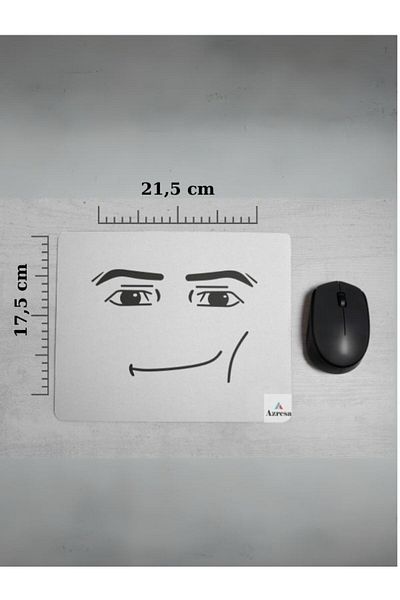 Azresa Roblox Mausepad - Men's Face Printed