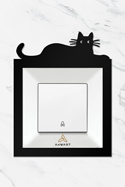 AHWART Cat Themed Decorative Socket and Switch Frame