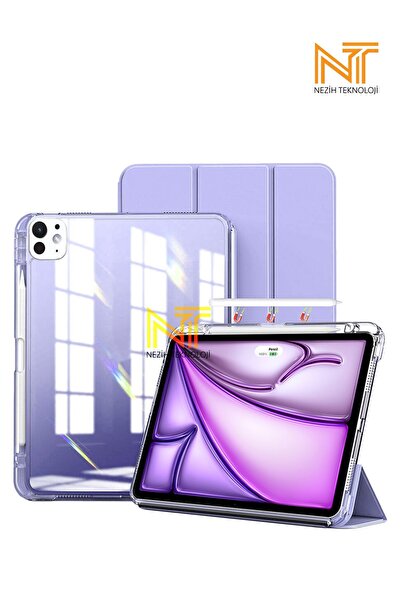 Nezih Case Ipad Pro 13inç M4 2024 Magnetik Ayrılabilen Airbagli Uyku Modlu Ka...