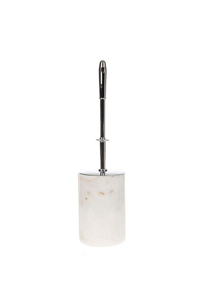 ege gross White Color Silver Detailed Toilet Brush