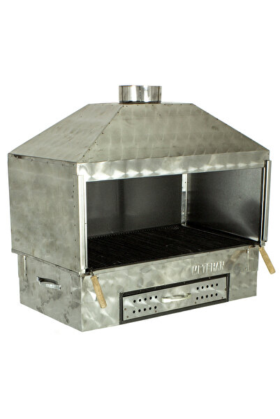 METEHAN MANGAL SOBA MTH-385 Set Üstü Davlumbazlı Maltız Izgaralı Çekmeceli Mangal (70X40)