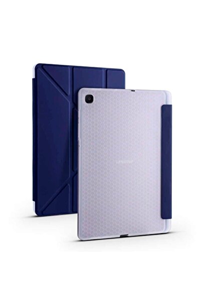 Fibaks Samsung Galaxy Tab S6 Lite 2024 P610 P617 P620 10.4 Kalem Bölmeli Standlı Koruyucu Silikon Kılıf