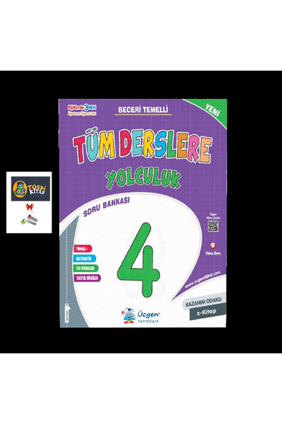Üçgen Yayıncılık ÜÇGEN YAYINCILIK 4.SINIF – TÜM DERSLERE YOLCULUK – SORU BANKASI
