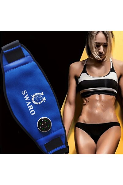 SWARO Titreşimli Masaj Kemeri Masaj Egzersiz Kemeri Titreşimli Yardımcı Göbek Eritme Cihazı