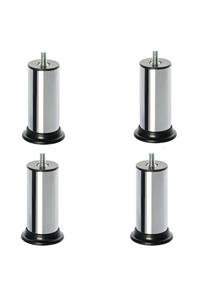 Gürçay Hırdavat Yatak Baza Ayağı Metal Civatalı Metrik 10mm (4 Adet) 12 CM