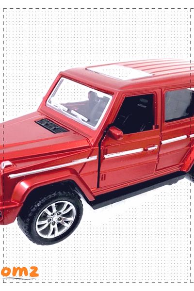 OMZ Metal Jeep Pull and Drop Toy - Educational Montessori Toy for Girls and Boys, 1 Piece