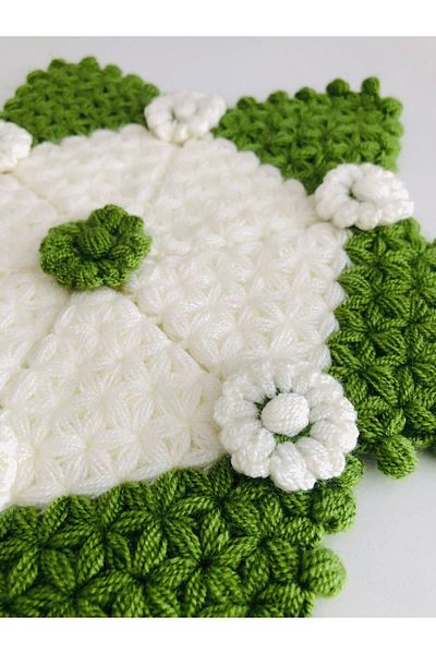ONTİC Bath Life Double, Gift Hand Knitted Filled Double