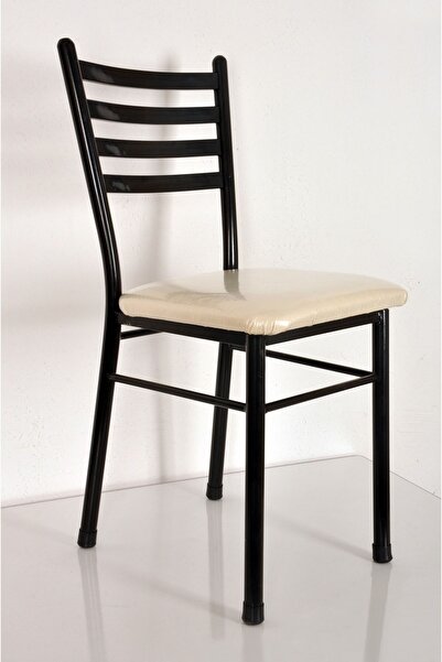 yılmaz masacılık Siyah Mutfak Sandalyesi Retro Sandalye Balkon Sandalyesi Bahçe Sandalyesi