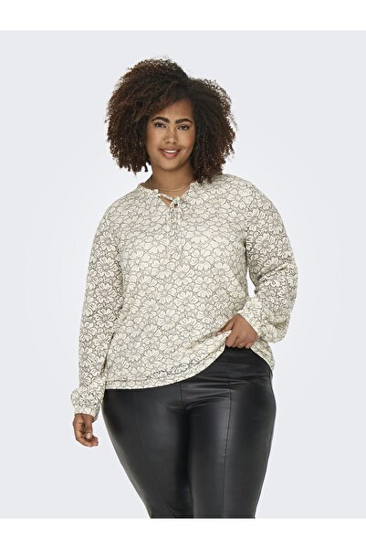 Only Carmakoma Top Locker geschnittenes V-Ausschnitt Top