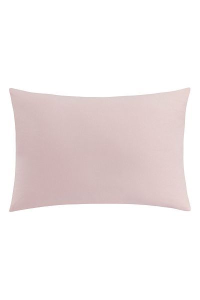 ATACA TEKSTİL 2-Piece Cotton Jersey Pillowcase Set with Hidden Zipper 100% Cotton Soft and Breathable (50x70)