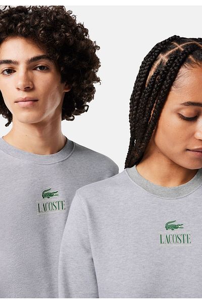 Lacoste Kazak Rippbündchen und Logolu Kazak