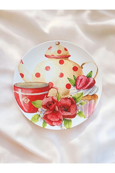 unique florya Mutfak Dekorasyonu Dekoratif Duvar Süsü Çiçek Desenli Duvar Tab...