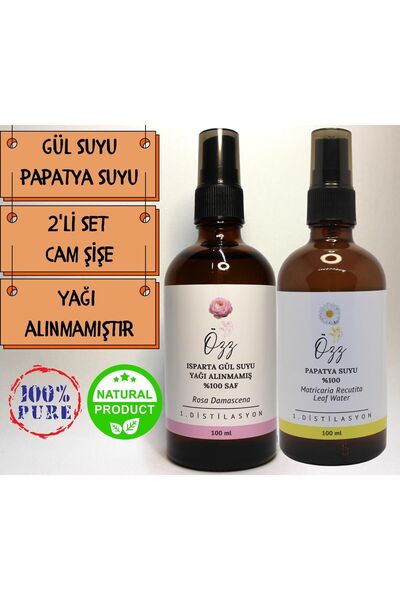Ozz Gül Suyu + Papatya Suyu