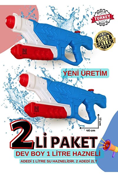 zanur 2 Adet Pompalı Su Tabancası.