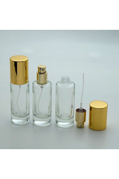 D&B YOL Parfüm Şişesi 20 ml 3 Adet (TEKRAR DOLDURULABİLİR) Boş Şeffaf Şişe
