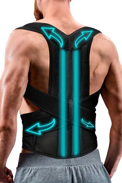 BYENS Спина пряма постава ремінь ортопедична талія горбата медична підкладка плечевий унісекс унісекс