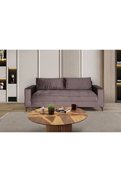 Perla Sofa COSMO ÜÇLÜ KOLTUK KAHVE