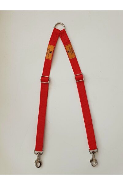 Loyal Friend Store Ikili (çift) Köpek Gezdirme Tasması Ayarlanabilir Kırmızı Renk