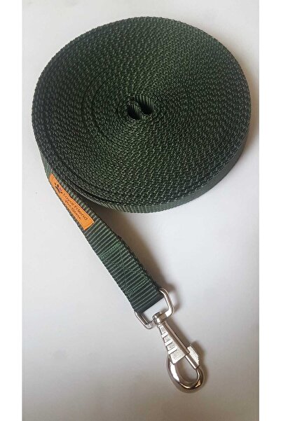 Genel Markalar Köpek Gezdirme Kayışı 10 Metre Uzunluğundadır Genişlik 2.5 Cm Renk Haki