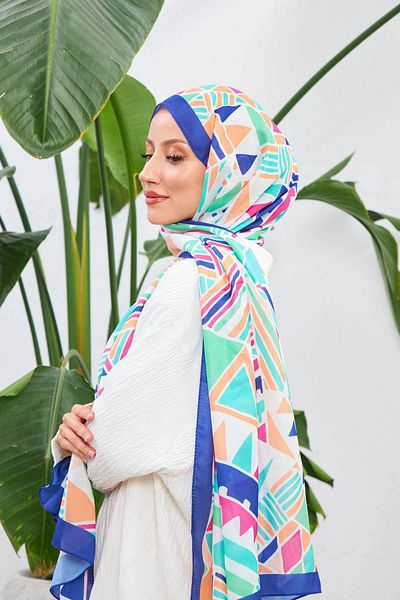 İpekhan Thin Cotton Ethnic Patterned Shawl