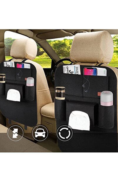 BYENS Araba Koltuk Arkası Eşya Düzenleyici Organizer Araç Içi Oto Aksesuar Koruyucu Kılıf