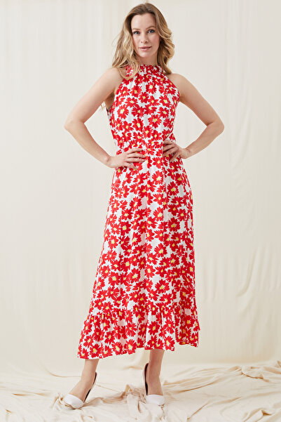 tomıross Yasmin Elastična Haljina za Struk Sa deznom YASMIN-4240