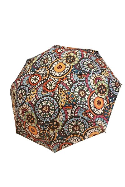 Fillikutum Rainwalker Etnik Desenli Mandala Desen Şemsiye 8 Telli