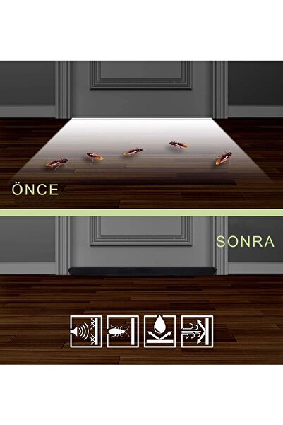 BYENS 3 Adet Kapı Altı Rüzgar Önleyici Isı Yalıtım Süngeri Rüzgarlık Stoper Koruması Toz Soğuk Sünger