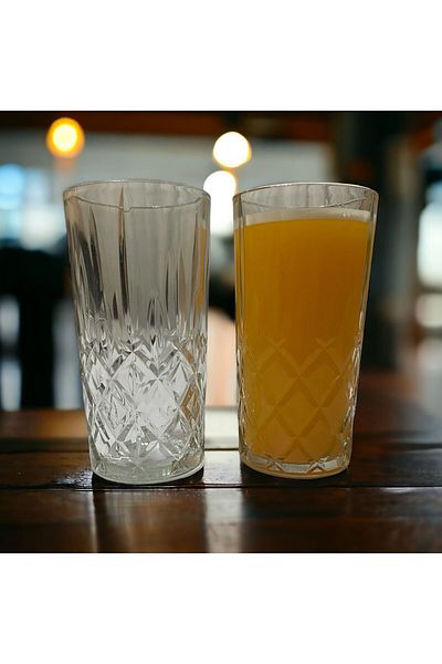 GLASS HOME YANPA TICARET GLASS HOME MORANO 6-PIECE SOFT DRINK AND WATER CUP