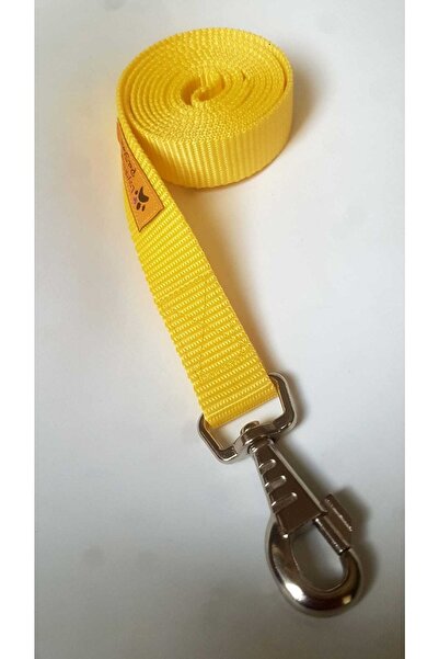 Loyal Friend Store Köpek Gezdirme Kayışı Uzunluk 1.50 Cm Genişlik 2.5 Cm Renk Sarı