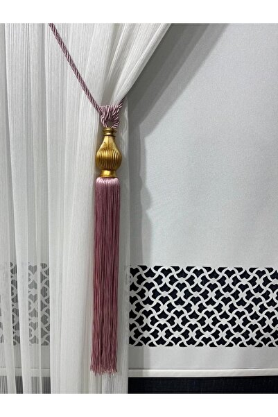 Halis Ticaret Dispozitiv de fixare pentru perdele din fundal sau din tul Corn...