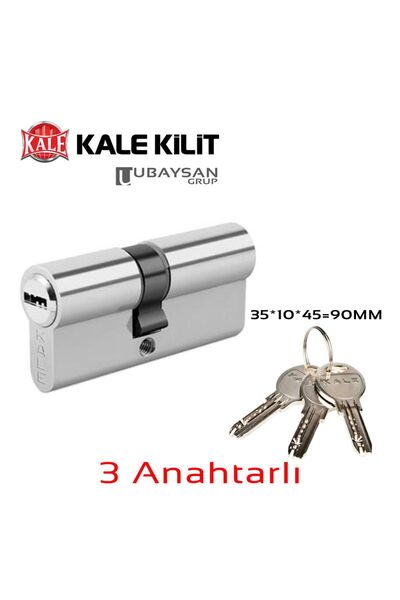 Kale Kilit KALE 164 SNC 90MM BAREL 3 ANAHTARLI GÖBEK