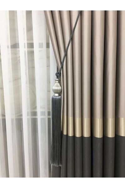 Halis Ticaret Lüx Fon Veya Tül Perde Bağlama Aparatı Kornişe Takmatik Tek Adet