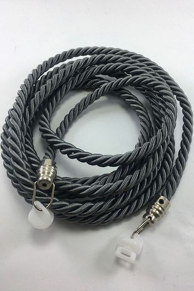Halis Ticaret 300cm Metal End Double Breasted Curtain Tulle Picking Bracket - 1 Piece Rope Cord Bracelet