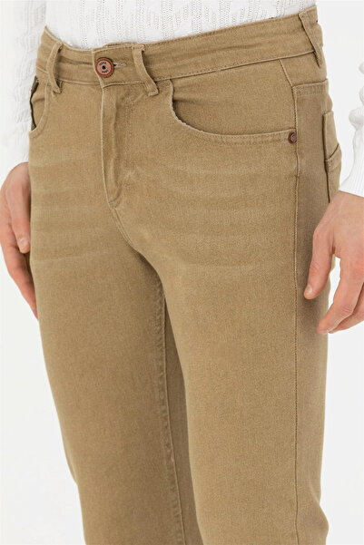 U.S. Polo Assn. U.S. POLO ERKEK SLİM FİT SPOR JEAN DENİM PANTOLON G081SZ080.000.1825457 NIGO 183 AÇIK HAKİ
