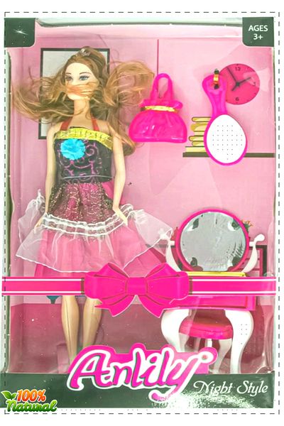 OMZ 1Pcs Anlily Makeup Tale Doll Educational Girl Boy Children Toy Montessori Toys