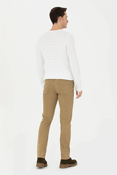 U.S. Polo Assn. U.S. POLO ERKEK SLİM FİT SPOR JEAN DENİM PANTOLON G081SZ080.000.1825457 NIGO 183 AÇIK HAKİ