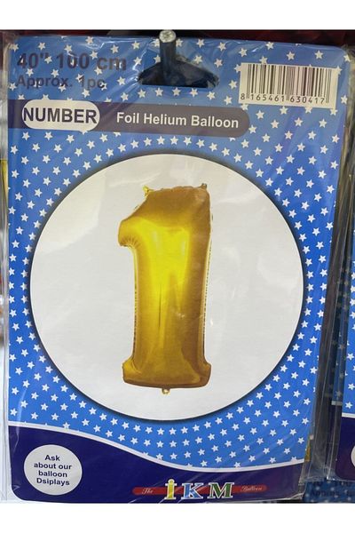 Görkem Toptan 100 cm!!40 Inch Number Foil