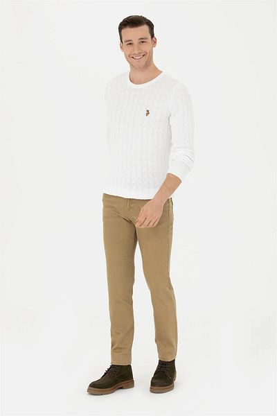 U.S. Polo Assn. Ανδρικό αθλητικό τζιν US POLO Slim Fit - Τζιν παντελόνι G081SZ080.000.1825457 Nigo 183 Light Khaki