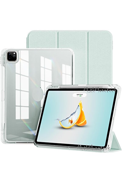 m.tk moveteck İpad Pro 11inç M4 2024 Uyumlu Kılıf Magnetik Pen Charge Kalem B...