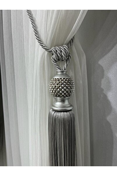 Halis Ticaret Lüx Fon Veya Tül Perde Bağlama Aparatı Kornişe Takmatik Tek Adet