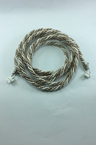 Halis Ticaret Tkruvaze Perde Tül Fon Toplama Aparatı Halat Kordon Braçol 300cm Metal Uçlu 1 Adet