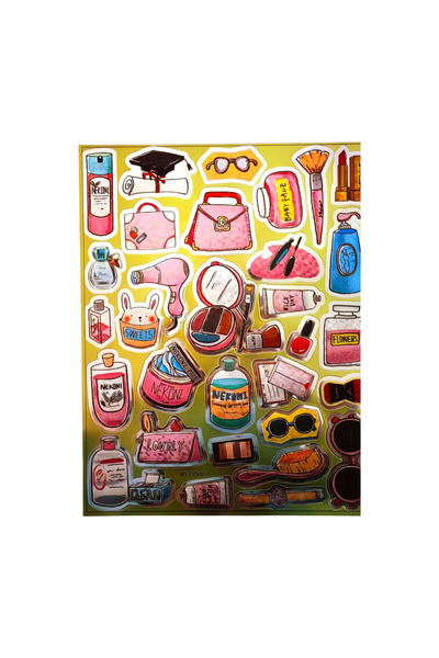 Bluoksweet 20x25cm Tendință Graffiti Vintage - Autocolant pentru copii și ado...