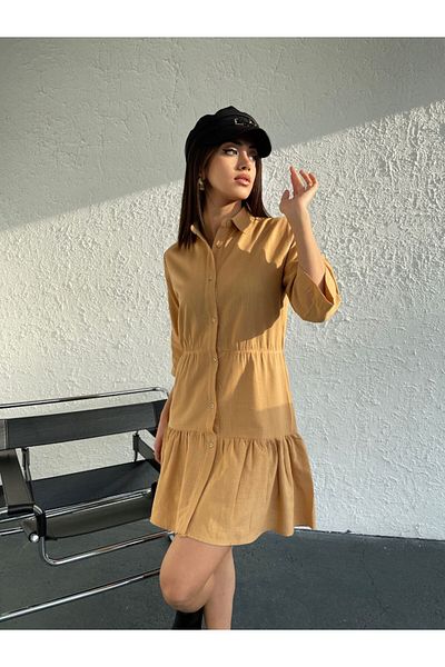 BAJAR Linen Tunic - Short Sleeve and Skirt