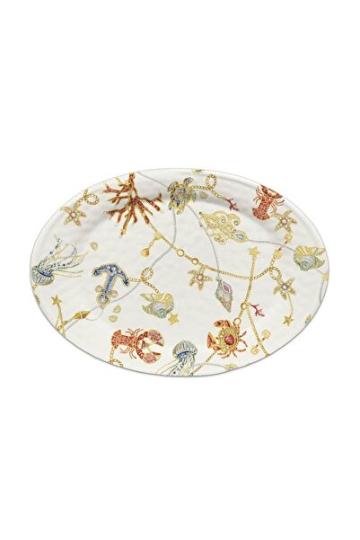 Baci Milano Portofino Oval Servis Tabağı 50 cm x 35 cm