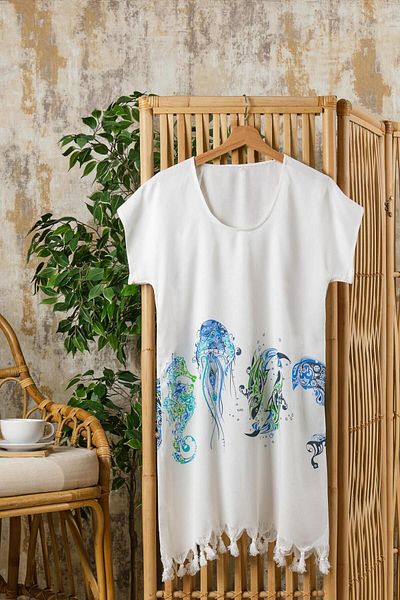 RASERSA Φόρεμα παραλίας Bamboo Viscose