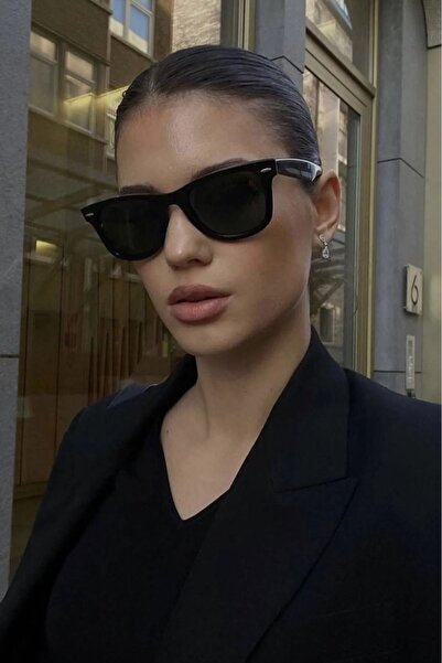 Nilu Moda Unisex Çapraz Kesim Wayfarer Parlak Güneş Gözlüğü