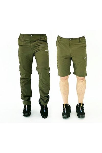 Mudwill Καλοκαιρινό παντελόνι Khaki Trekking - Modular Design