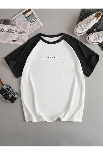 viperkombin Άνετο μπλουζάκι με μανίκια Raglan Oversize
