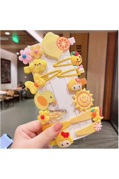 So Much Accesories 14 Pieces Children's Buckle Snap Collet Set - Clip Detail